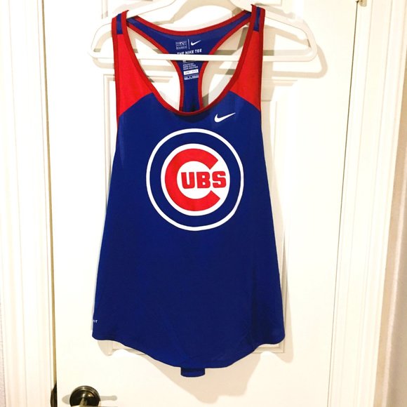 $7 or 2/$10 tshirt sale: Chicago Cubs MLB Nike Dri-Fit tank top tshirt - Picture 2 of 4